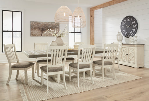 Bolanburg Dining Table and 8 Chairs with Storage Huntsville Furniture Outlet