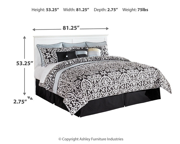 Bostwick Shoals King/California King Panel Headboard with Dresser Huntsville Furniture Outlet