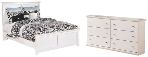 Bostwick Shoals King Panel Bed with Mirrored Dresser, Chest and 2 Nightstands Huntsville Furniture Outlet