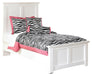 Bostwick Shoals Twin Panel Bed with Dresser Huntsville Furniture Outlet