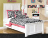 Bostwick Shoals Twin Panel Bed with Mirrored Dresser Huntsville Furniture Outlet