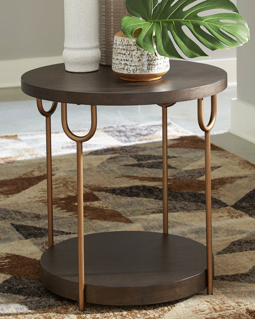 Brazburn Round End Table Huntsville Furniture Outlet