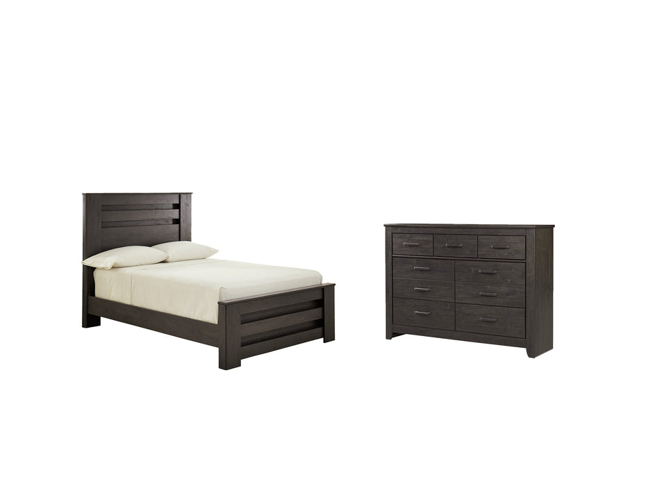 Brinxton Full Panel Bed with Dresser Huntsville Furniture Outlet