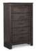 Brinxton Full Panel Bed with Mirrored Dresser, Chest and Nightstand Huntsville Furniture Outlet