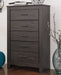 Brinxton Full Panel Bed with Mirrored Dresser and Chest Huntsville Furniture Outlet