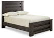 Brinxton Full Panel Bed with Nightstand Huntsville Furniture Outlet