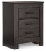 Brinxton Full Panel Bed with Nightstand Huntsville Furniture Outlet