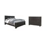 Brinxton King Panel Bed with Dresser Huntsville Furniture Outlet