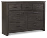 Brinxton King Panel Bed with Dresser Huntsville Furniture Outlet