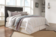 Brinxton Queen/Full Panel Headboard with Mirrored Dresser and Chest Huntsville Furniture Outlet