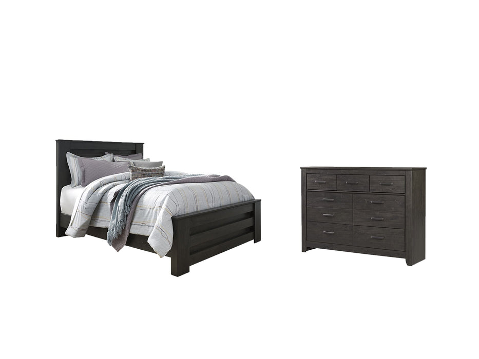 Brinxton Queen Panel Bed with Dresser Huntsville Furniture Outlet