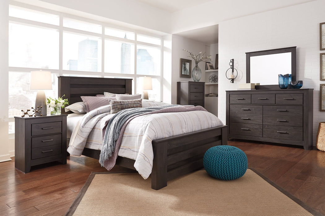 Brinxton Queen Panel Bed with Dresser Huntsville Furniture Outlet