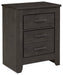 Brinxton Two Drawer Night Stand Huntsville Furniture Outlet