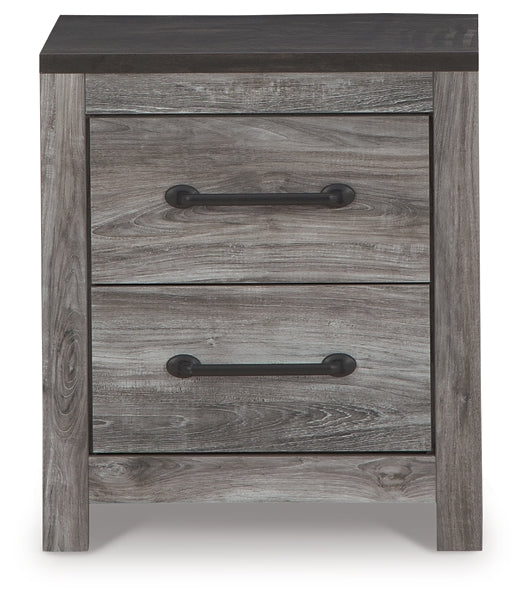 Bronyan Two Drawer Night Stand Huntsville Furniture Outlet