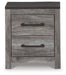 Bronyan Two Drawer Night Stand Huntsville Furniture Outlet