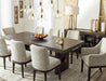 Burkhaus Dining Table and 8 Chairs Huntsville Furniture Outlet