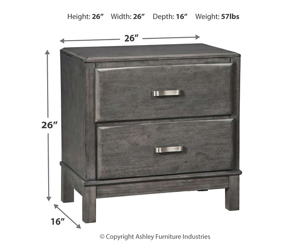 Caitbrook Queen Storage Bed with 8 Storage Drawers with Mirrored Dresser, Chest and 2 Nightstands Huntsville Furniture Outlet