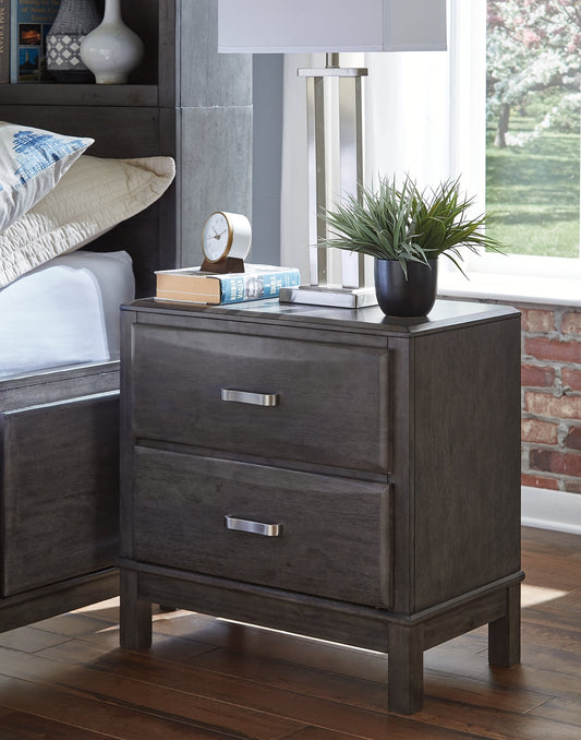 Caitbrook Two Drawer Night Stand Huntsville Furniture Outlet