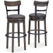 Caitbrook UPH Swivel Barstool (1/CN) Huntsville Furniture Outlet