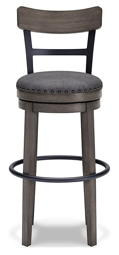 Caitbrook UPH Swivel Barstool (1/CN) Huntsville Furniture Outlet