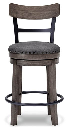 Caitbrook UPH Swivel Barstool (1/CN) Huntsville Furniture Outlet