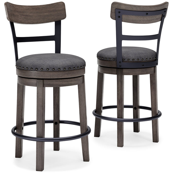 Caitbrook UPH Swivel Barstool (1/CN) Huntsville Furniture Outlet