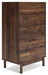 Calverson Five Drawer Chest Huntsville Furniture Outlet