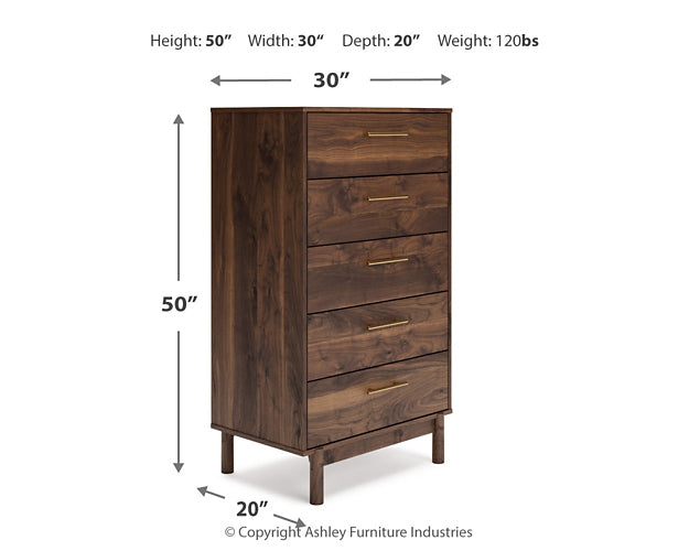 Calverson Five Drawer Chest Huntsville Furniture Outlet