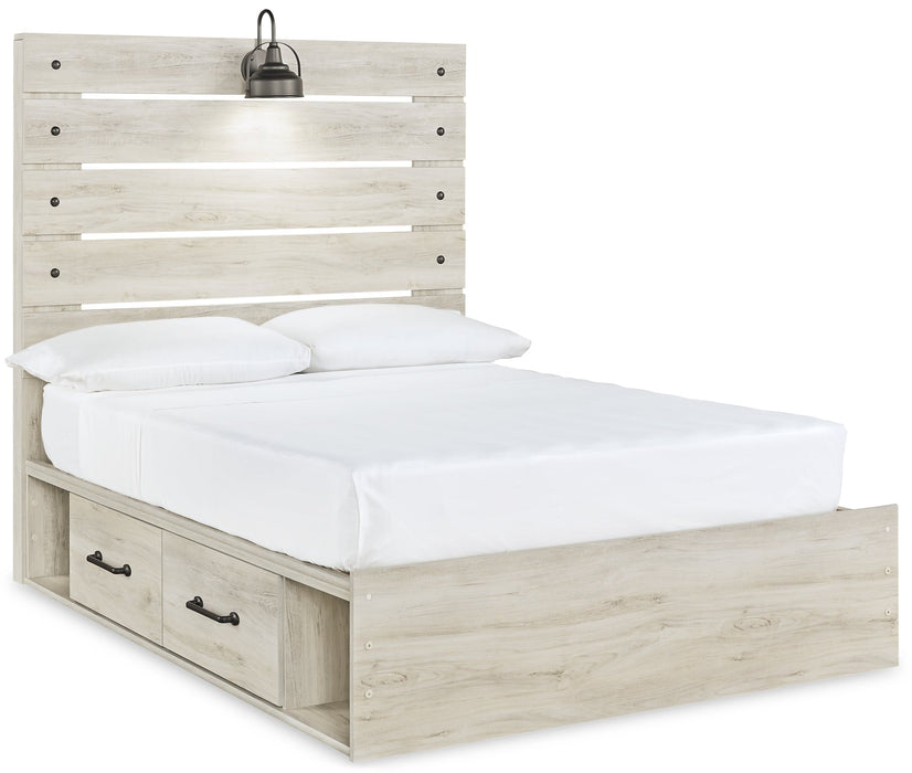 Cambeck Full Panel Bed with 4 Storage Drawers with Dresser Huntsville Furniture Outlet