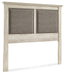 Cambeck King/California King Upholstered Panel Headboard with Dresser Huntsville Furniture Outlet