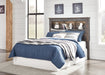 Cambeck King Panel Headboard with Mirrored Dresser and Chest Huntsville Furniture Outlet