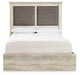 Cambeck King Upholstered Panel Bed with Mirrored Dresser, Chest and Nightstand Huntsville Furniture Outlet