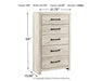 Cambeck King Upholstered Panel Bed with Mirrored Dresser, Chest and Nightstand Huntsville Furniture Outlet