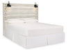 Cambeck Queen Panel Headboard with Mirrored Dresser, Chest and 2 Nightstands Huntsville Furniture Outlet