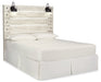 Cambeck Queen Panel Headboard with Mirrored Dresser, Chest and 2 Nightstands Huntsville Furniture Outlet