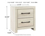 Cambeck Two Drawer Night Stand Huntsville Furniture Outlet