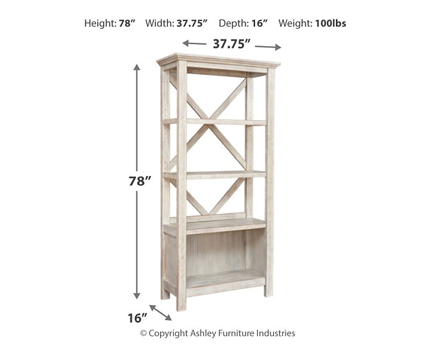 Carynhurst Large Bookcase Huntsville Furniture Outlet