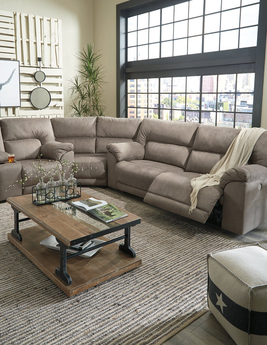 Cavalcade 3-Piece Power Reclining Sectional Huntsville Furniture Outlet