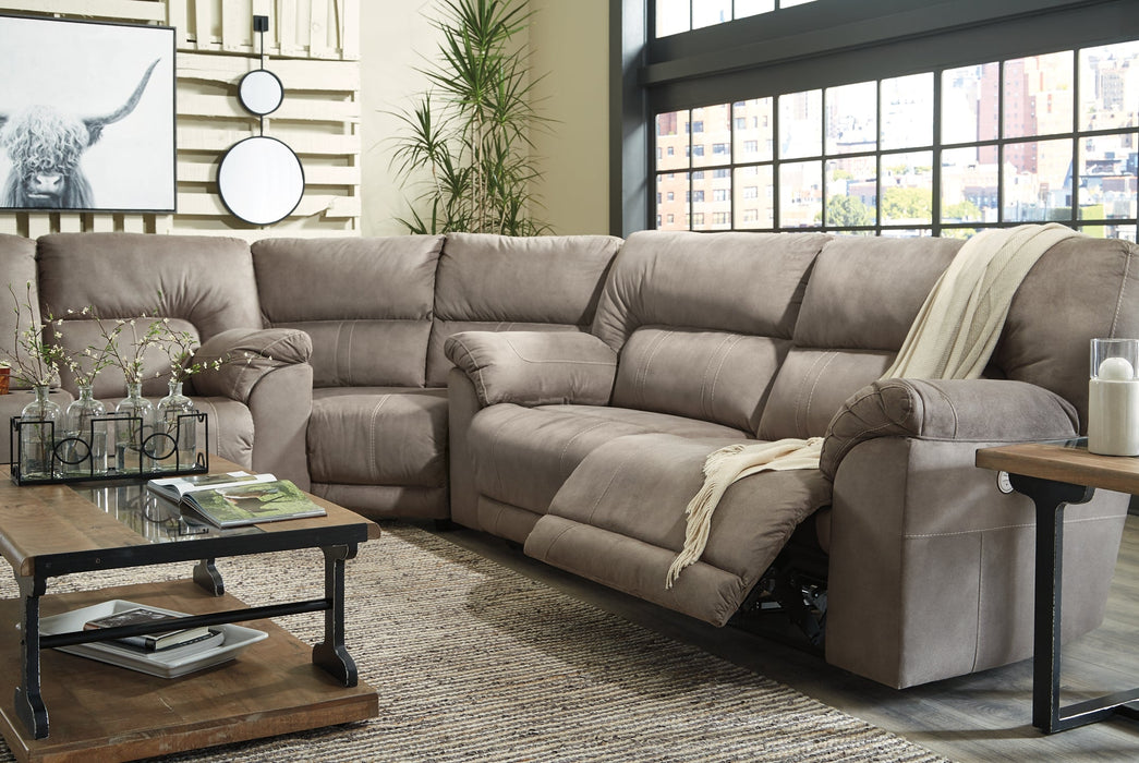 Cavalcade 3-Piece Power Reclining Sectional Huntsville Furniture Outlet