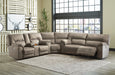 Cavalcade 3-Piece Power Reclining Sectional Huntsville Furniture Outlet