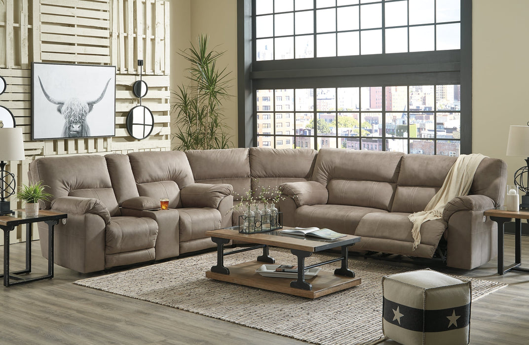 Cavalcade 3-Piece Power Reclining Sectional Huntsville Furniture Outlet