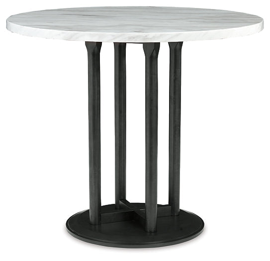 Centiar Counter Height Dining Table and 2 Barstools Huntsville Furniture Outlet