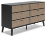 Charlang Six Drawer Dresser Huntsville Furniture Outlet