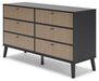 Charlang Six Drawer Dresser Huntsville Furniture Outlet