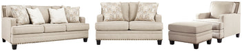 Claredon Sofa, Loveseat, Chair and Ottoman Huntsville Furniture Outlet