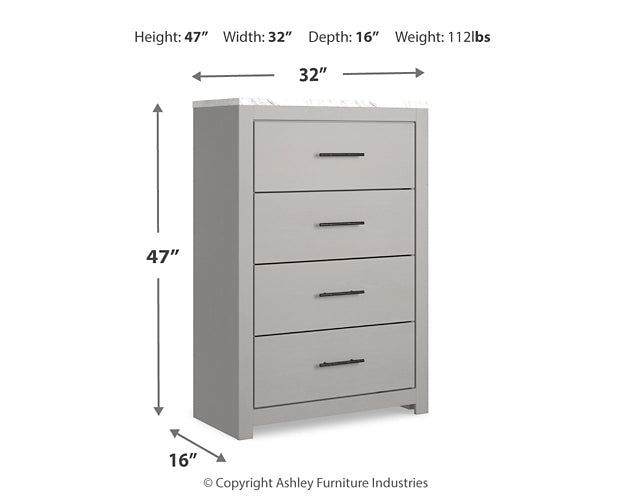 Cottonburg Four Drawer Chest Huntsville Furniture Outlet