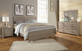 Culverbach King Panel Bed with Mirrored Dresser Huntsville Furniture Outlet