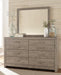 Culverbach King Panel Bed with Mirrored Dresser and 2 Nightstands Huntsville Furniture Outlet