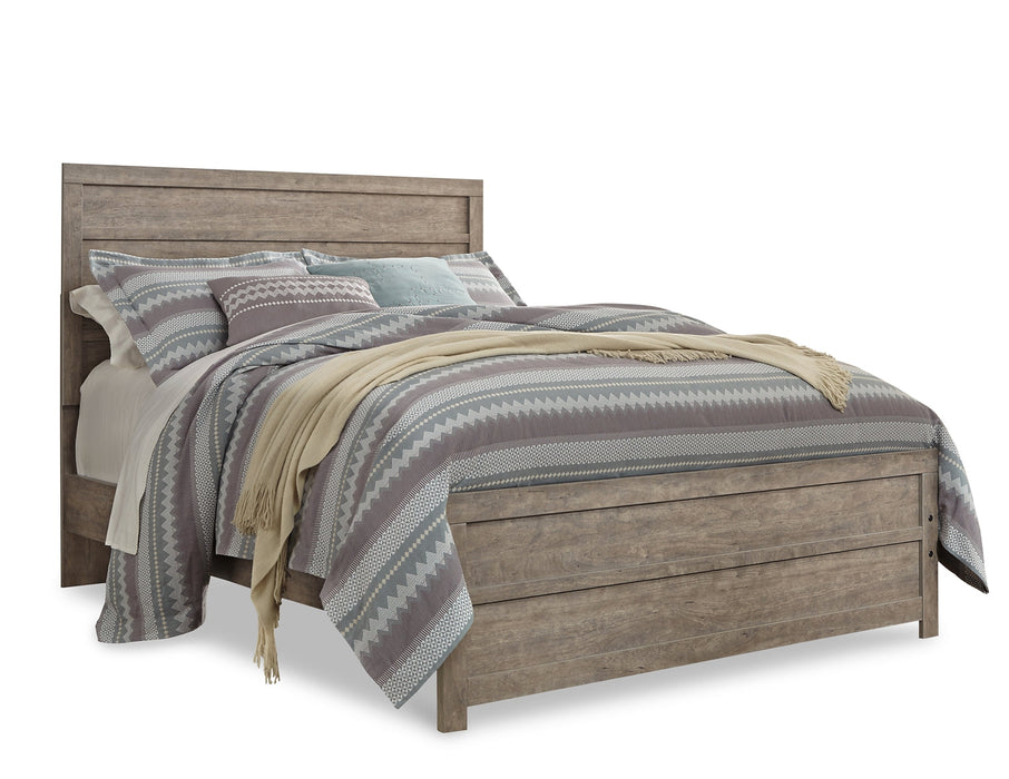 Culverbach Queen Panel Bed with 2 Nightstands Huntsville Furniture Outlet