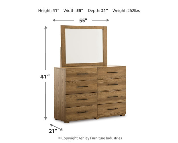 Dakmore Dresser and Mirror Huntsville Furniture Outlet